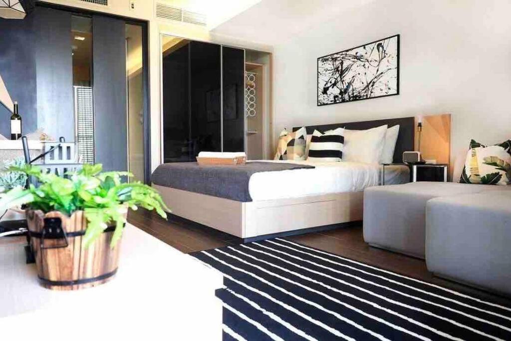 Apartment Stylish 1 Bedroom, Pool,bts Asok, Sukhumvit Bangkok