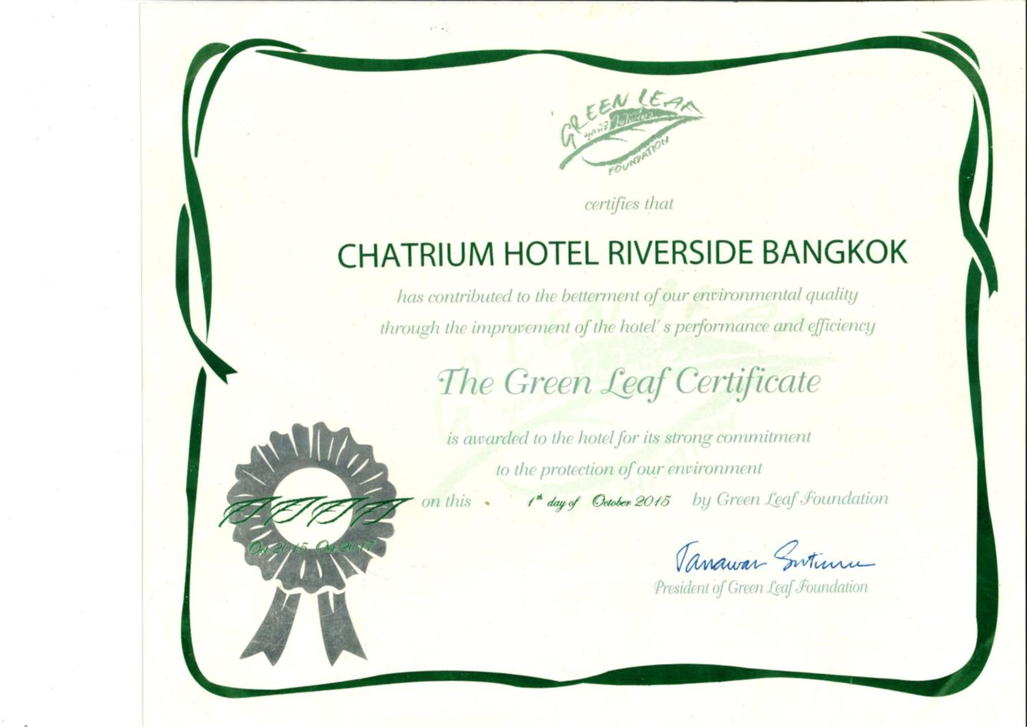 Chatrium Riverside 5* Bangkok