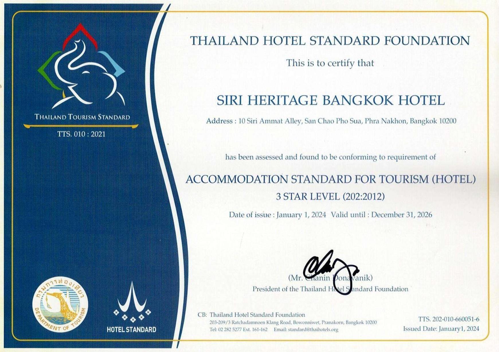 Siri Heritage 3* Bangkok
