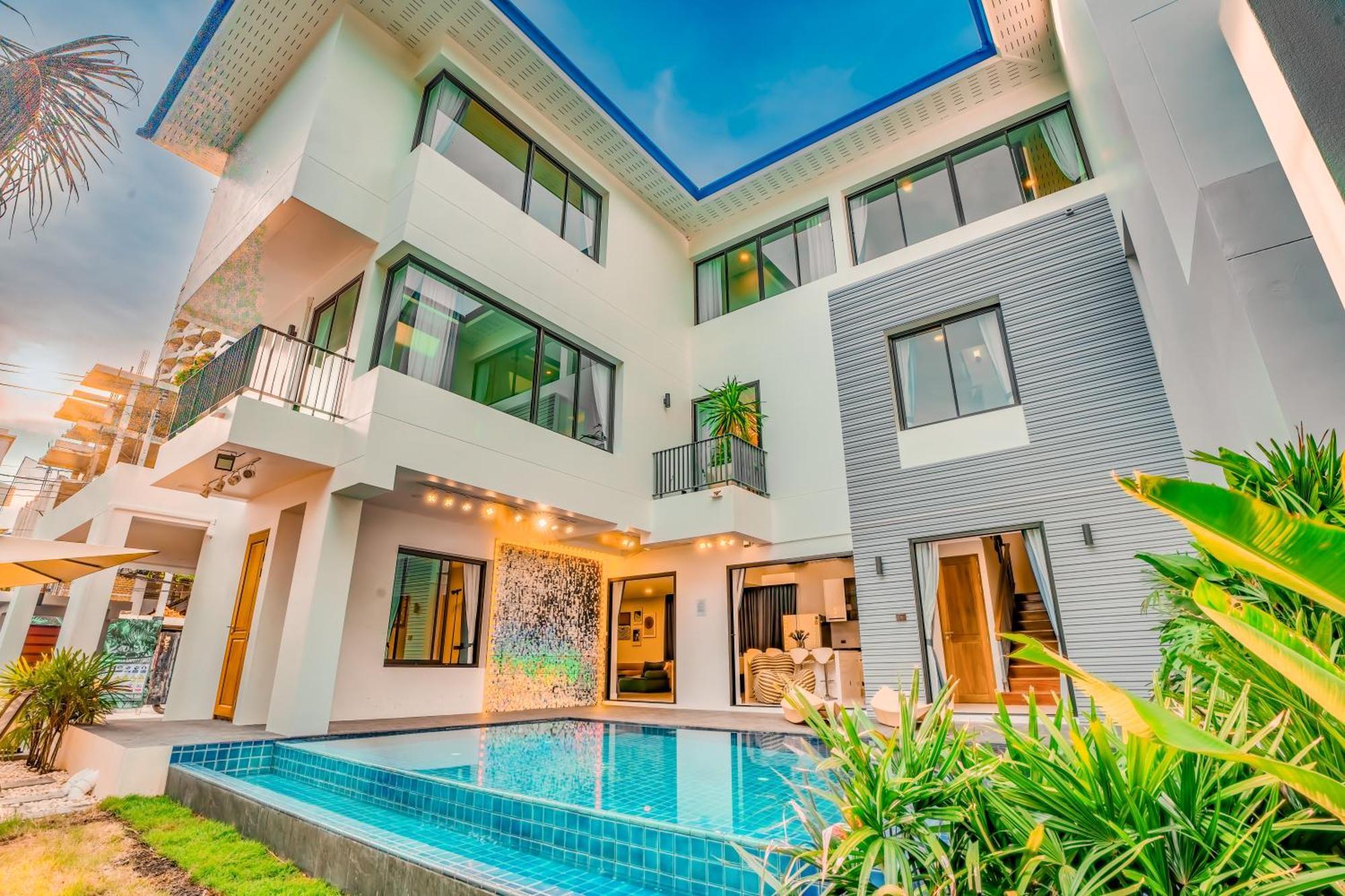 Villa 944summer Villa曼谷中心asok&tong Lor800海天别墅 *