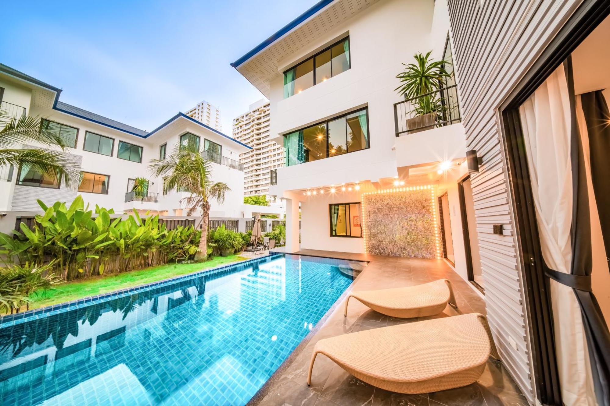 Villa 944summer Villa曼谷中心asok&tong Lor800海天别墅