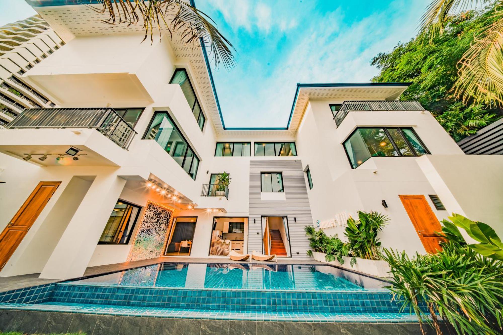 Villa 944summer Villa曼谷中心asok&tong Lor800海天别墅