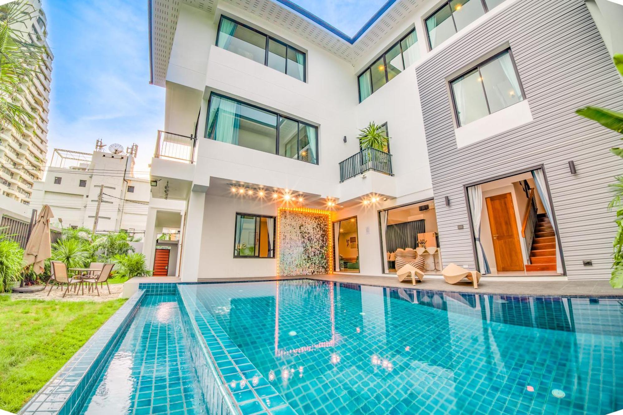 Villa 944summer Villa曼谷中心asok&tong Lor800海天别墅 *