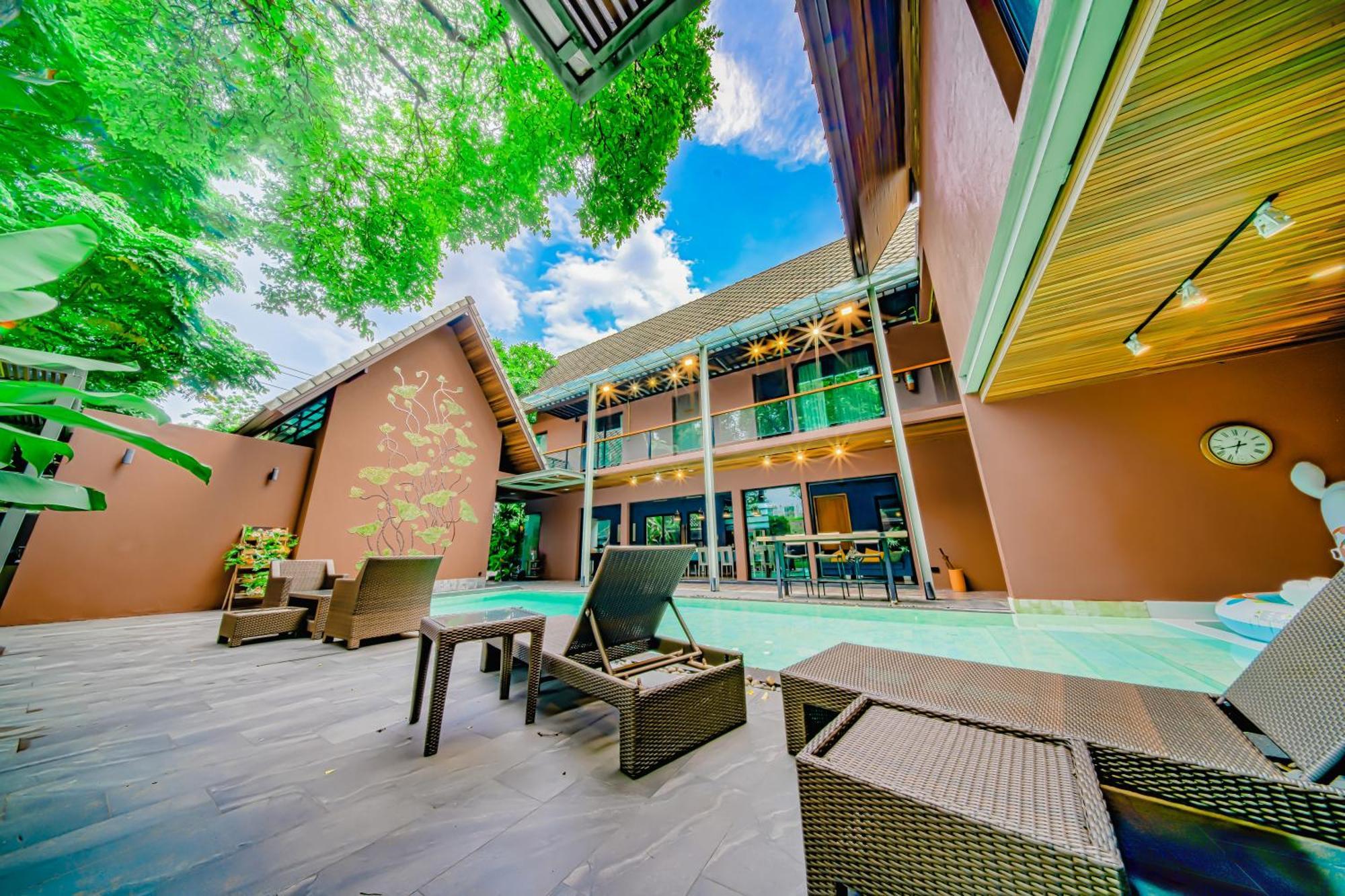 Villa 189summer Villa曼谷中心asok&thong Lor顶级豪宅庄园泳池别墅 *