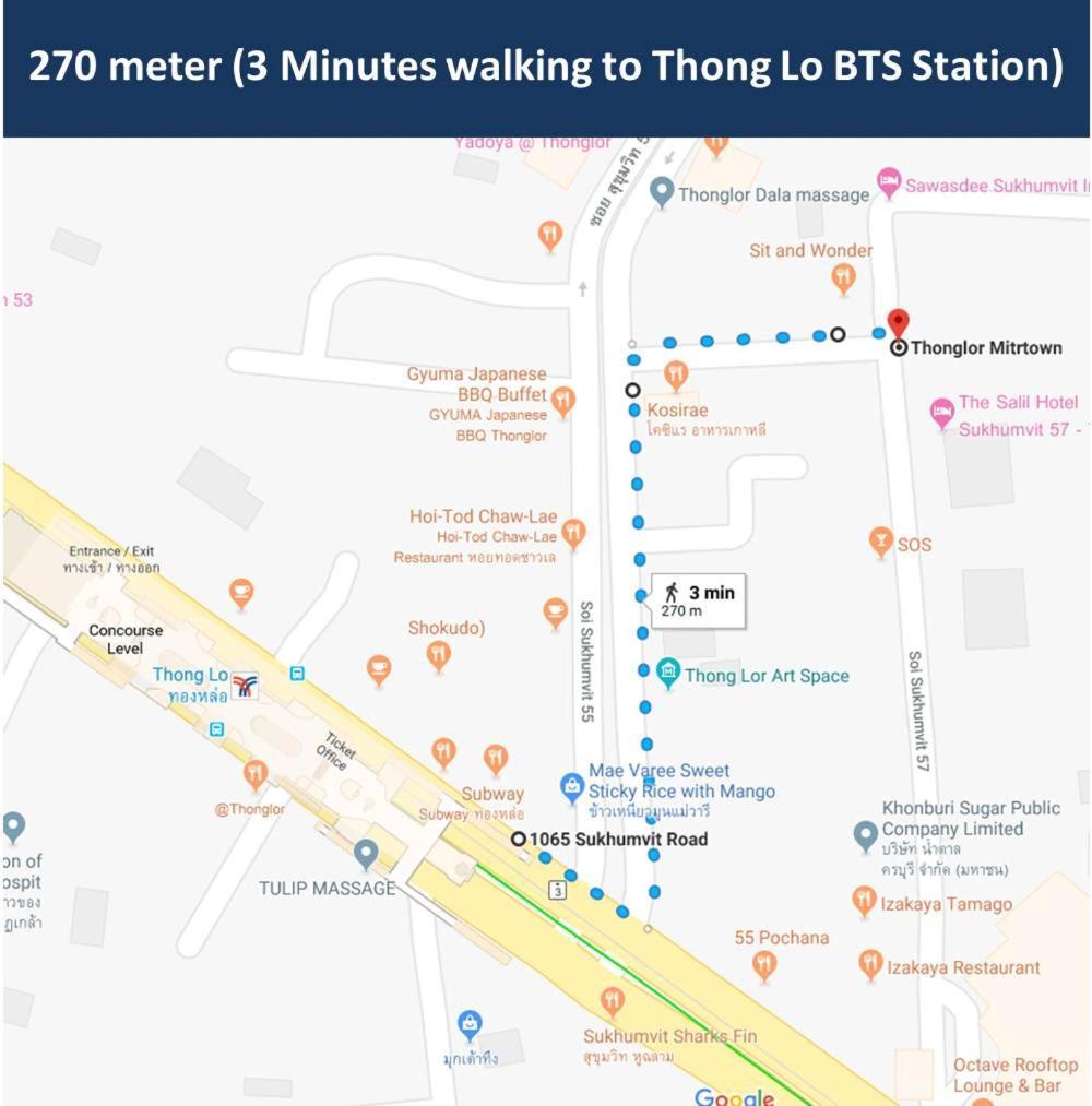 Thonglor Mitrtown 5-min Walk To Thonglor Bts * Bangkok