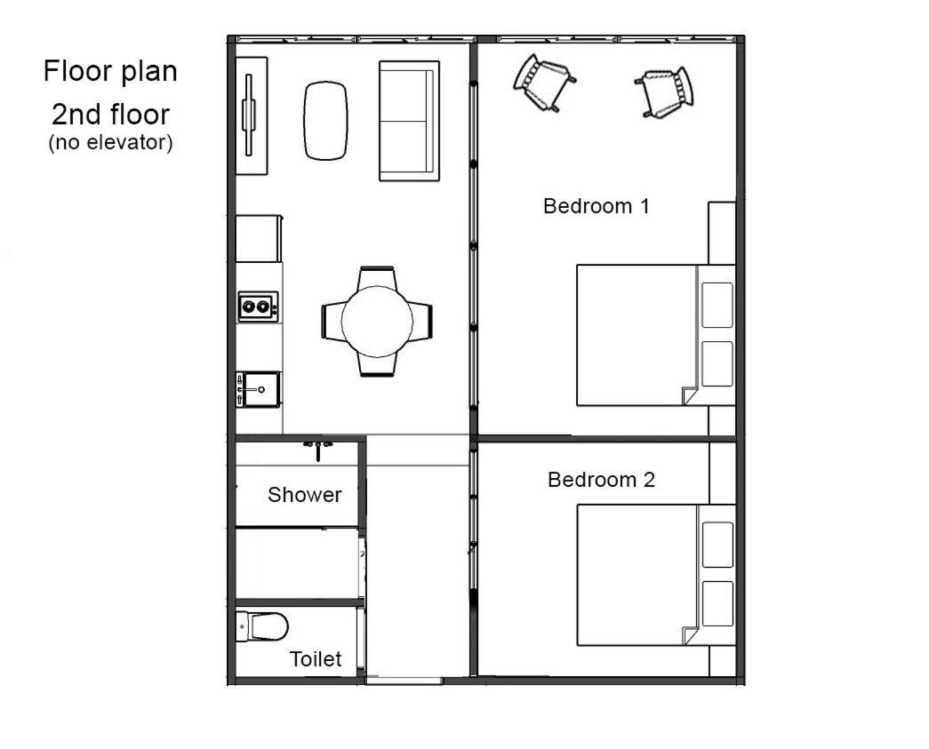 Velin Khaosan - 2nd Floor With 2bedrooms Apartment