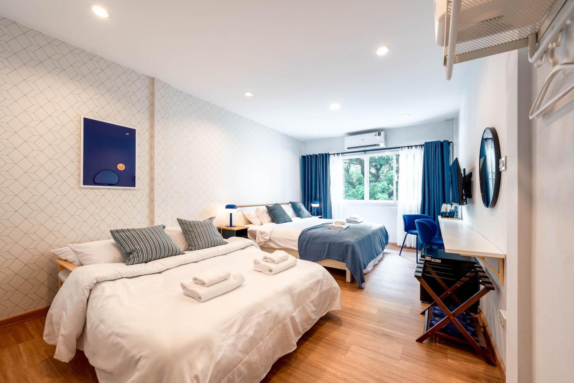 Blue House 191 Hometel - 3 Mins To Bts Saphan Taksin