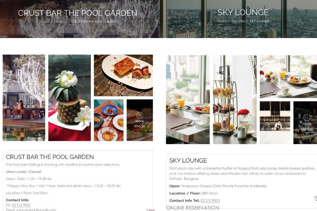 Sathorn Sky View Rooftop Bar Appartement Bangkok