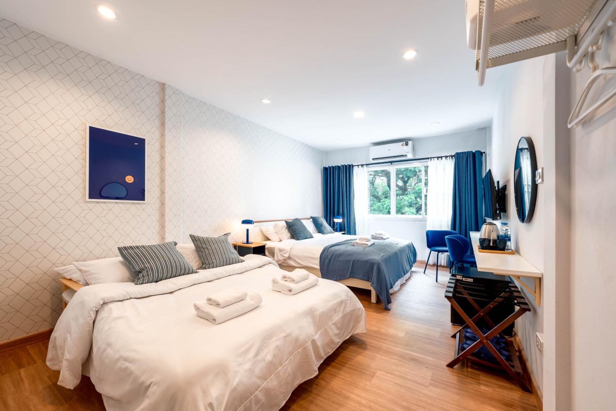 Rumah tetamu Blue House 191 Hometel - 3 Mins To Bts Saphan Taksin