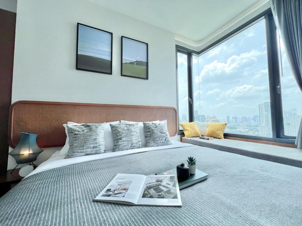 Vakantiehuis Urban Chic Living - 1br - Ultra Fast Wifi - Bts Asoke Bangkok